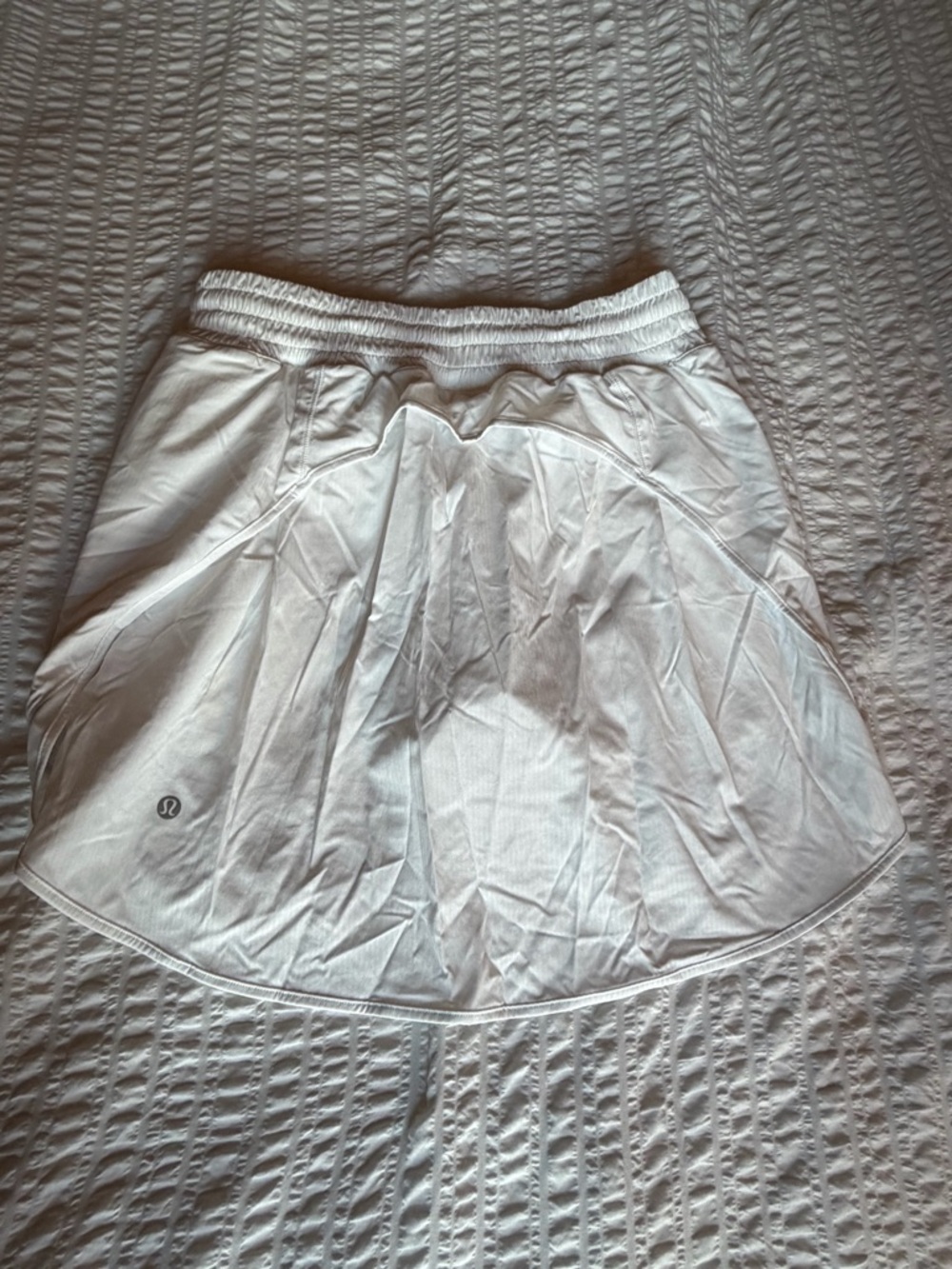 lululemon athletica White Skater Active Skort size 8
